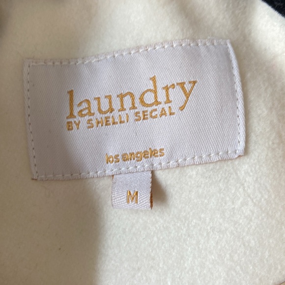 Laundry By Shelli Segal White Double Breasted Trench Coat - Picture 2 of 8